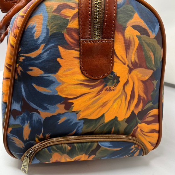 Patricia Nash Marigold Harvest Petina Avola Travel Luxury Trolley Wheeled Duffle - Picture 4 of 7